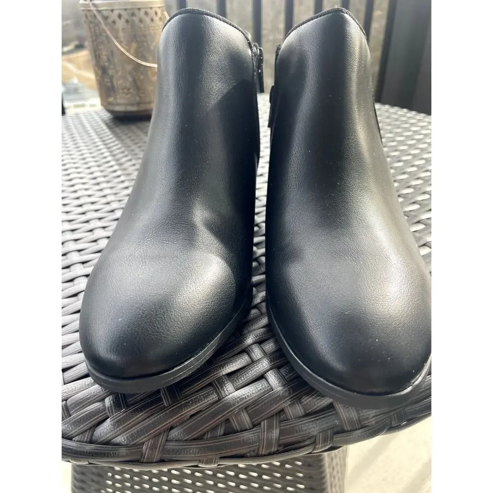 Style & Co New with Box Black Wileyy Booties Sz 7.5